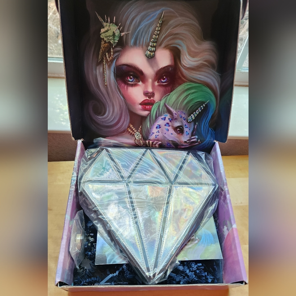 Brand New Limited Edition Mel Blue Unicorn Makeup Brush Set